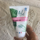 Swatch de testeuse-pdt : Creme reparatrice, Pur Aloe
