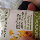 Swatch de mayouko24 : Crème Mains Hydratation Longue Durée, Yves Rocher