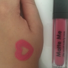 Swatch de MarionRsl : Matte me, Sleek MakeUP