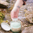 Swatch de Lespetitsboudins : Gommage aux sels de la Mer Morte, Sabon