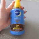 Swatch de joyblot : Huile Sèche Protectrice Activatrice de Bronzage Protect & Bronze SPF 20, Nivea