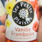 Swatch de joyblot : Vanille framboise - eau de toilette, Les Petits Plaisirs