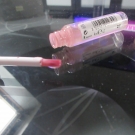 Swatch de joyblot : Absolute Lasting Liquid Lipstick - teinte Dark Mauve 07, Deborah Milano