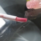 Swatch de joyblot : Absolute Lasting Liquid Lipstick - teinte Dark Mauve 07, Deborah Milano