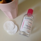 Swatch de Eatmacaroons : Créaline H2O Solution Micellaire Démaquillante, Bioderma