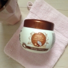 Swatch de Eatmacaroons : Masque Multi-Usages 3-en-1 Crème de Coco & Macadamia, Garnier