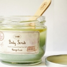 Swatch de asibille : Gommage aux sels de la Mer Morte, Sabon