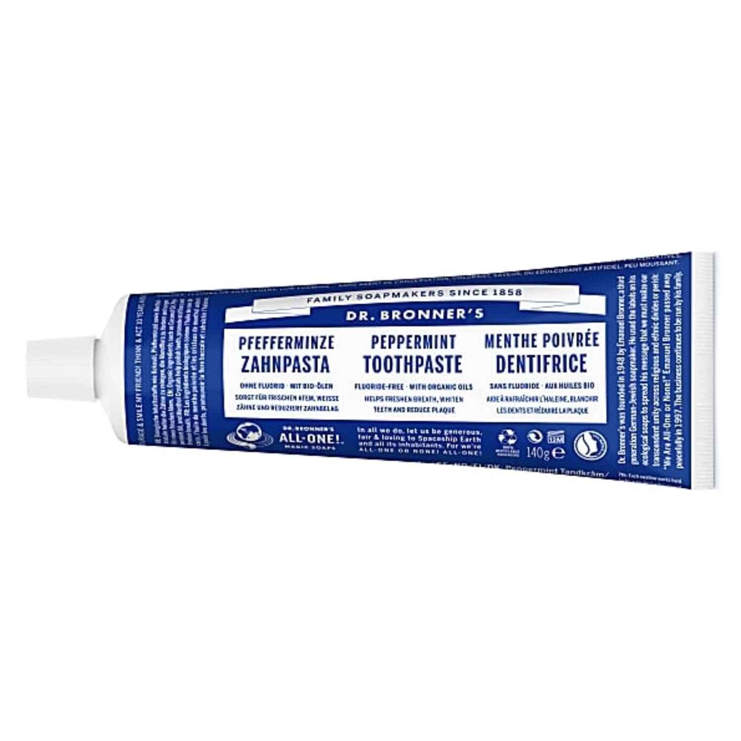 Dentifrice menthe poivrée, Dr Bronner's - Infos et avis