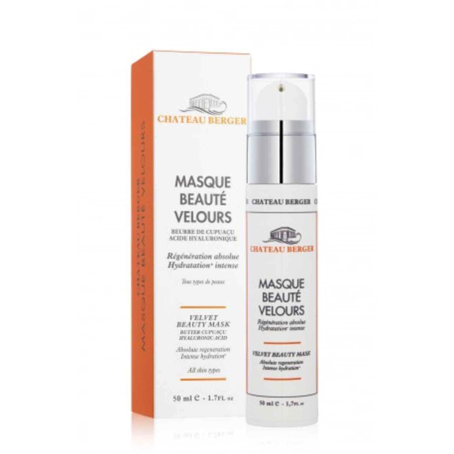 Masque Beauté Velours au beurre de Cupuaçu et à l'Acide hyaluronique, Château Berger - Infos et avis