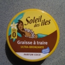 Swatch de Khadija-imane : Graisse à Traire SPF3 - Parfum vanille, Soleil Des Îles