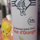 Swatch de Ninis08 : Déodorant soin Extra Doux Fleur d'Oranger, Le Petit Marseillais