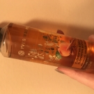 Swatch de floramakeup : Gel Douche Gourmant Clémentine & Epices, Yves Rocher