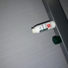 Swatch de Clotest : Stick lèvres Réparateur Protecteur Formule Indienne, Dermophil Expert