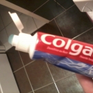 Swatch de lollipops : Dentifrice colgate maxfresh, Colgate