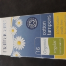 Swatch de lollipops : Tampons 100% Coton, Natracare