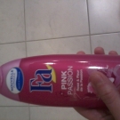 Swatch de lollipops : Fa Pink Passion Gel Douche, Fa