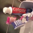 Swatch de lollipops : Dentifrice colgate maxfresh, Colgate