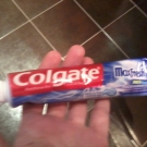 Swatch de lollipops : Dentifrice colgate maxfresh, Colgate