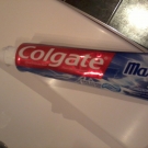 Swatch de lollipops : Dentifrice colgate maxfresh, Colgate