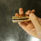 Swatch de lollipops : Joli Rouge, Clarins