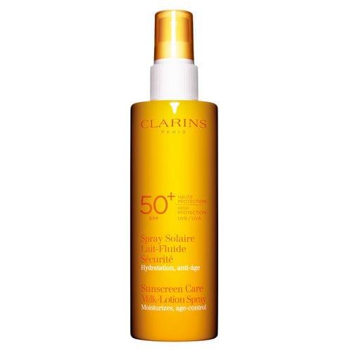 Spray Solaire Lait-Fluide Sécurité UVA/UVB 50, Clarins - Infos et avis