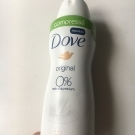 Swatch de nadia : Déodorant Original 0% sels d'aluminium compressé, Dove