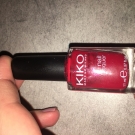 Swatch de Douceurapaillettes : Nail lacquer - Vernis action fortifiante et durcissante, Kiko