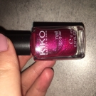 Swatch de Douceurapaillettes : Nail lacquer - Vernis action fortifiante et durcissante, Kiko