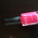 Swatch de Douceurapaillettes : Nail lacquer - Vernis action fortifiante et durcissante, Kiko