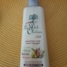 Swatch de carolej : Démêlant Soin sans Rinçage aux Huiles d'Olive, Karité, Argan, Le Petit Olivier