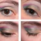 Swatch de ChoupnBeauty : Electric Pressed Pigment Palette, Urban Decay