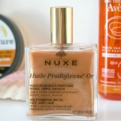 Swatch de ChoupnBeauty : Huile Prodigieuse Or - Huile Sèche multi-usages, Nuxe