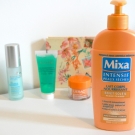 Swatch de ChoupnBeauty : Lait Corps Nourrissant - Effet Soleil, Mixa