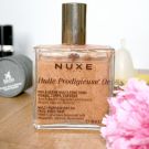 Swatch de ChoupnBeauty : Huile Prodigieuse Or - Huile Sèche multi-usages, Nuxe