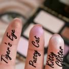 Swatch de ChoupnBeauty : Cat Eyes Palette de Fards à paupières, Too Faced
