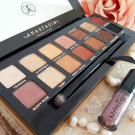 Swatch de Lemondedetiliemakeup : Soft Glam - Palette de fards à paupières, Anastasia Beverly Hills