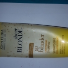 Swatch de shoppinggirl : Shampoing éclaircissant Go Blonder Sheer Blonde, John Frieda