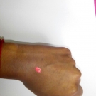 Swatch de shoppinggirl : Liquid Suede Rouge à Lèvres Crème, NYX