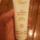 Swatch de Mylimali : Soin des mains réparateur, Fleurance Nature