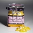 Swatch de Yamina : Calypso Kitty Pineapple Scrub, Honeycat cosmetics