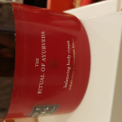 Swatch de meghanne13 : Balancing Body Cream The rituals of ayurveda, Rituals