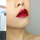 Swatch de Garlic and Grenadine : Intense Matte Lip and Cheek Pencil, NudeStix