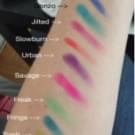 Swatch de Mamabouille : Electric Pressed Pigment Palette, Urban Decay