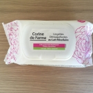 Swatch de VanityofourLives : Lingettes Démaquillantes au Lait Micellaire, Corine de Farme