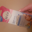 Swatch de jennah7533 : Bandes de cires visage, Veet