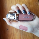 Swatch de laura_beauty_peach : Instant colour matte liquid lip colour, Kiko