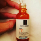 Swatch de sandlee : Sérum Pure Vitamine C10, La Roche-Posay