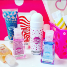 Swatch de ginacharma : Gel mains nettoyant, Merci Handy