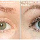 Swatch de estelloo : Mascara Hypersensitive Black, Dado Sens