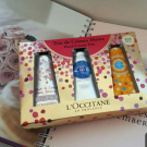 Swatch de Malsih : Crème Mains Fleurs de Cerisier, L'Occitane